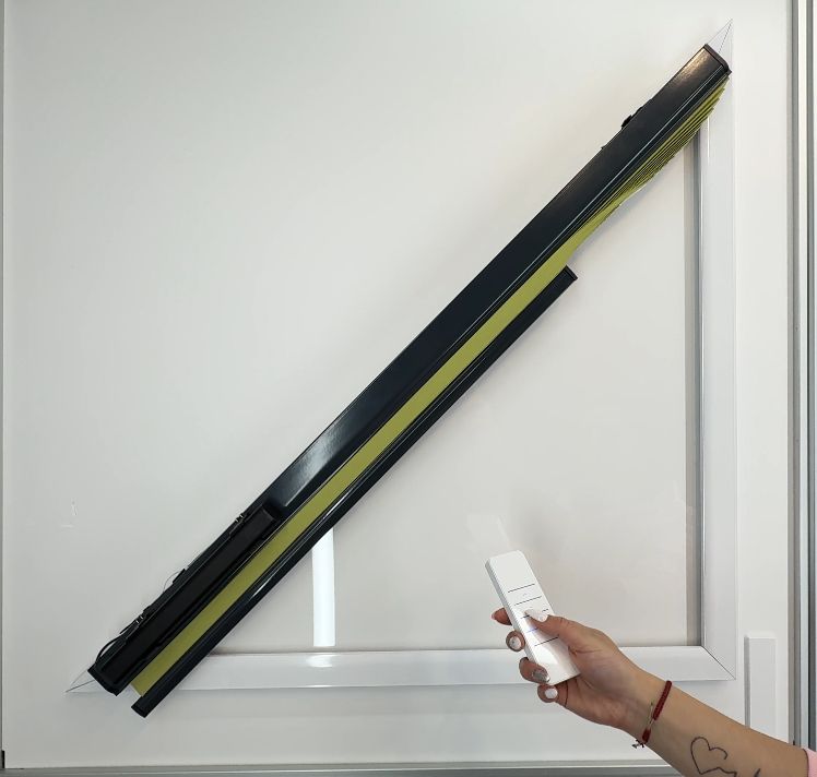 Plissee für dreieck Fenster elektrisch